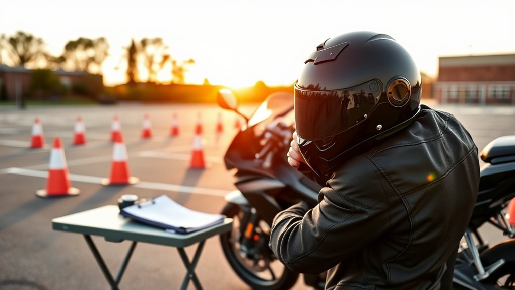 bring registered insured motorcycle