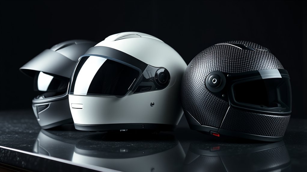 built in drop down sunvisors