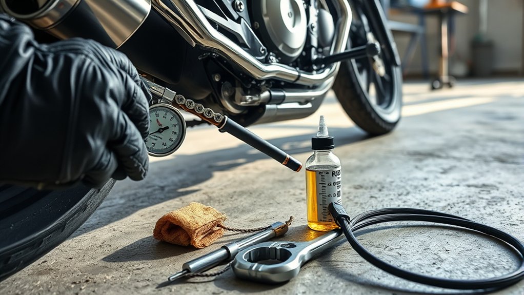 change oil fluids battery maintenance