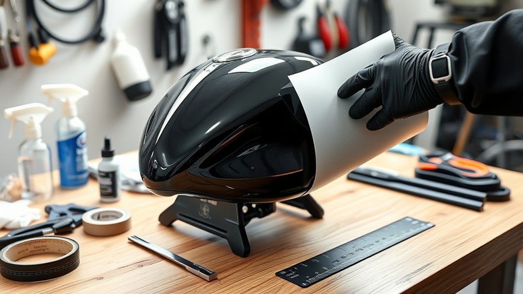 clean temperature controlled decal setup