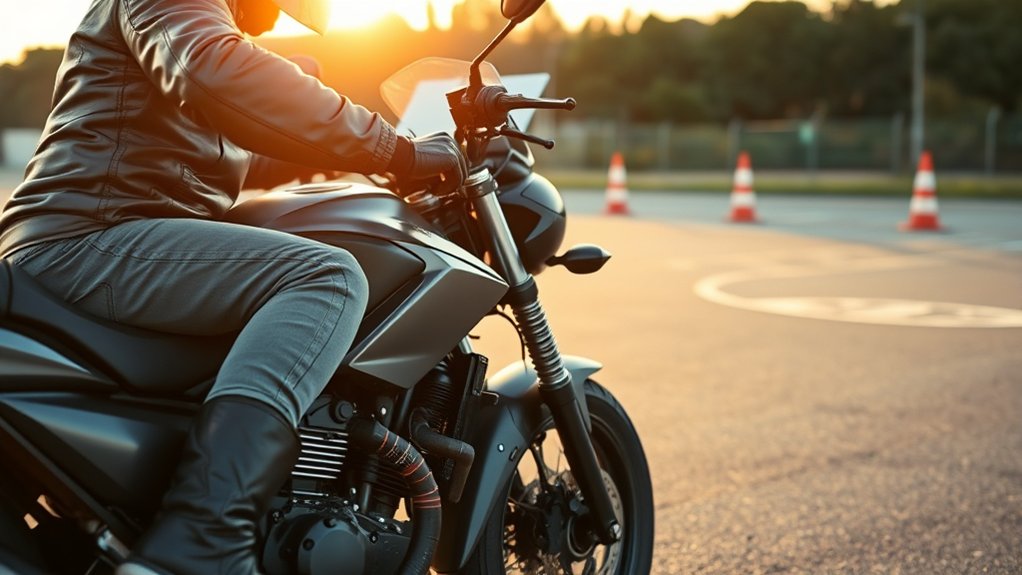 closed course motorcycle skills evaluation