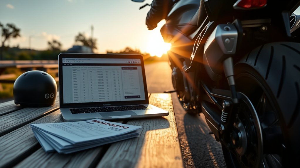 compare identical motorcycle insurance quotes