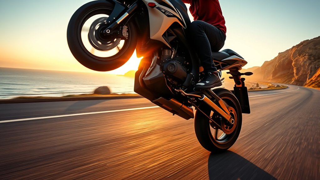 controlled throttle rear brake balance