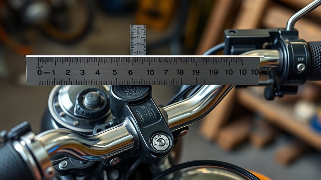 measure handlebar rise precisely