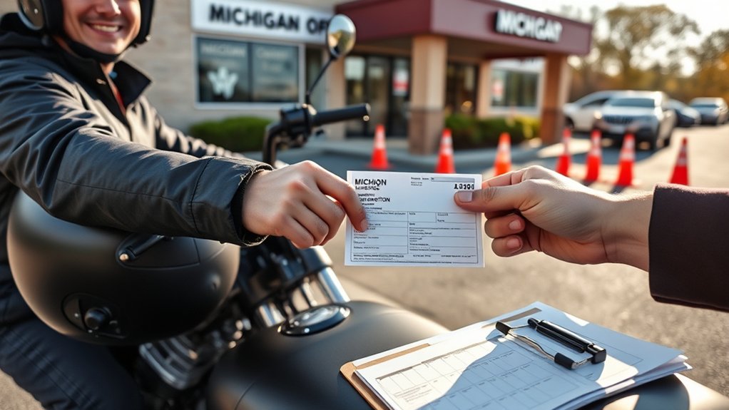 motorcycle endorsement requirements michigan