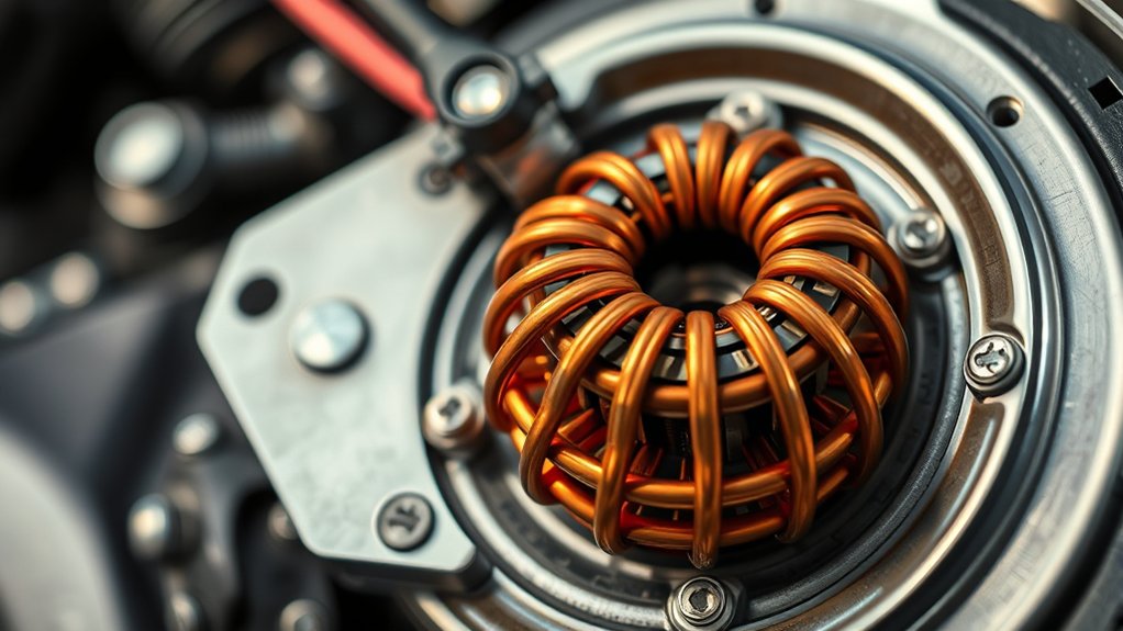 motorcycle stationary alternator coil