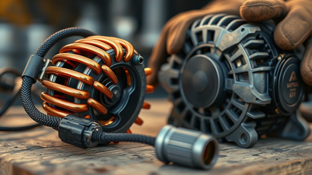 permanent magnet stators vs electromagnet alternators