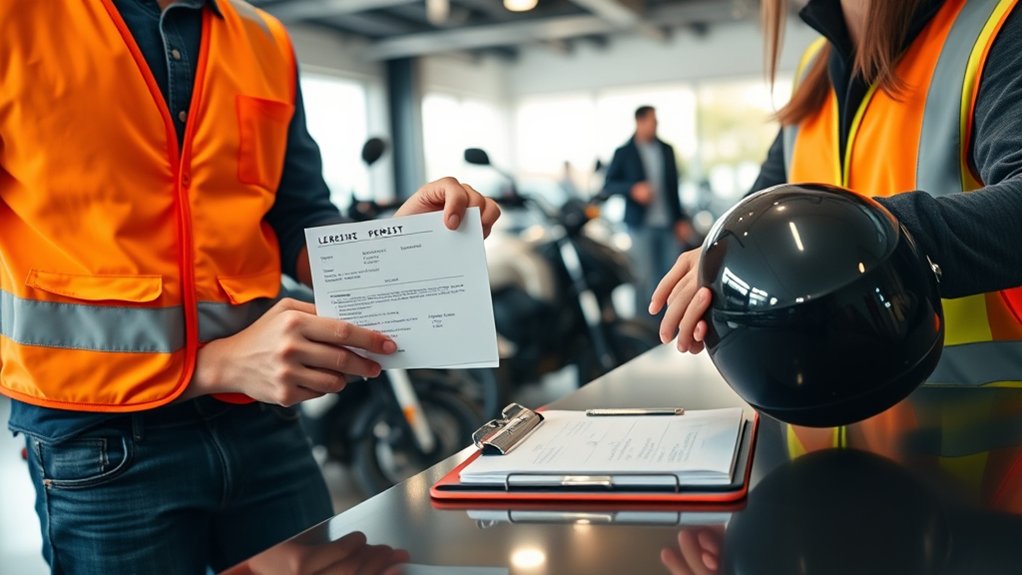 permit test rides restricted