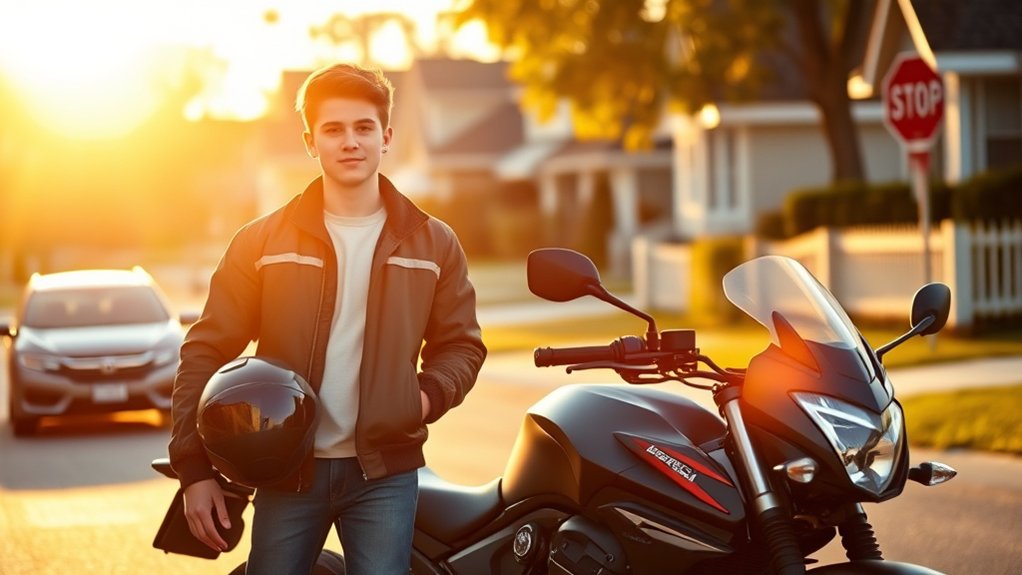 restricted to full motorcycle licensing