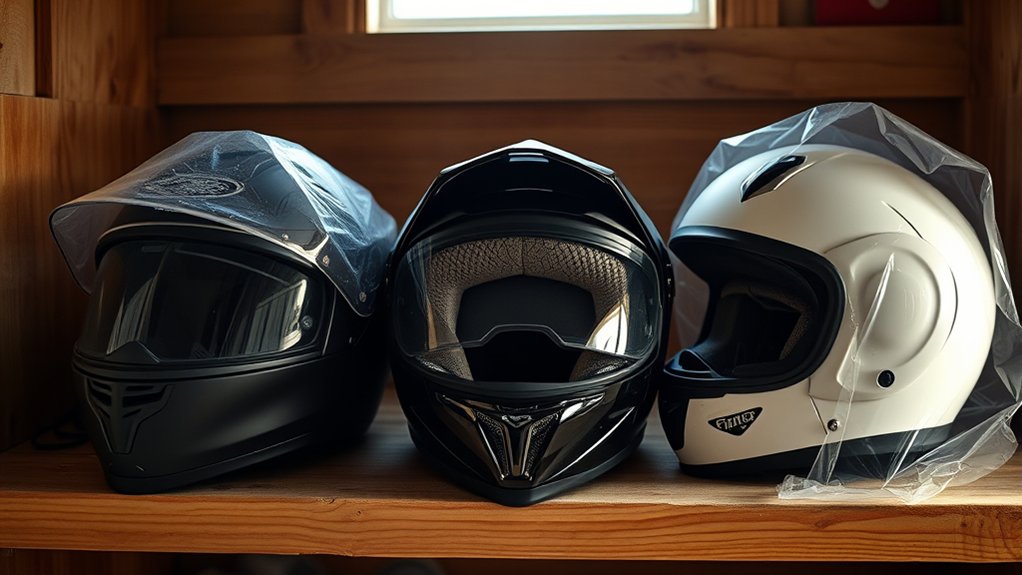 store helmets cool dry protected