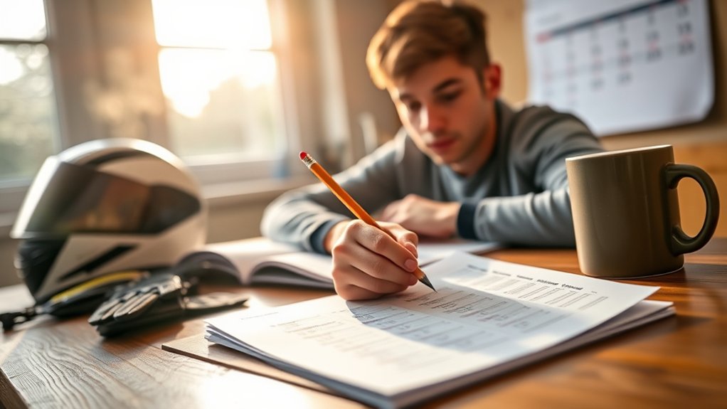 study manual take practice tests