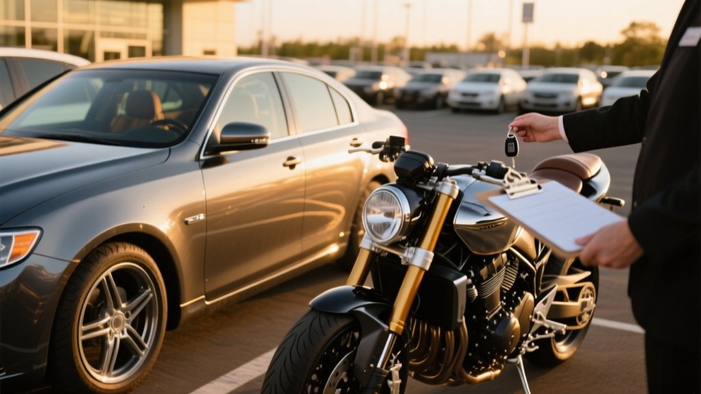 trade car for motorcycle